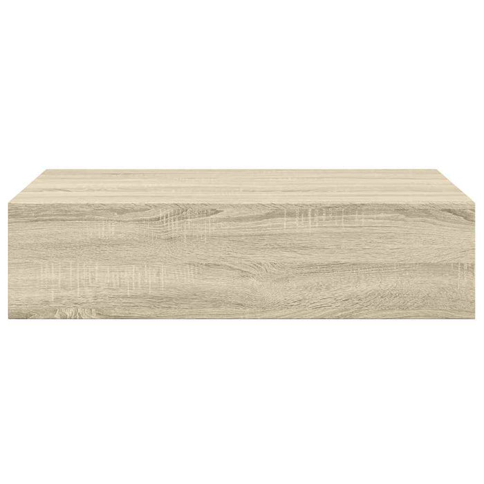 Scaffali con Cassetti da Parete 2pz Rovere 40x23,5x10 cm in MDF cod mxl 45673
