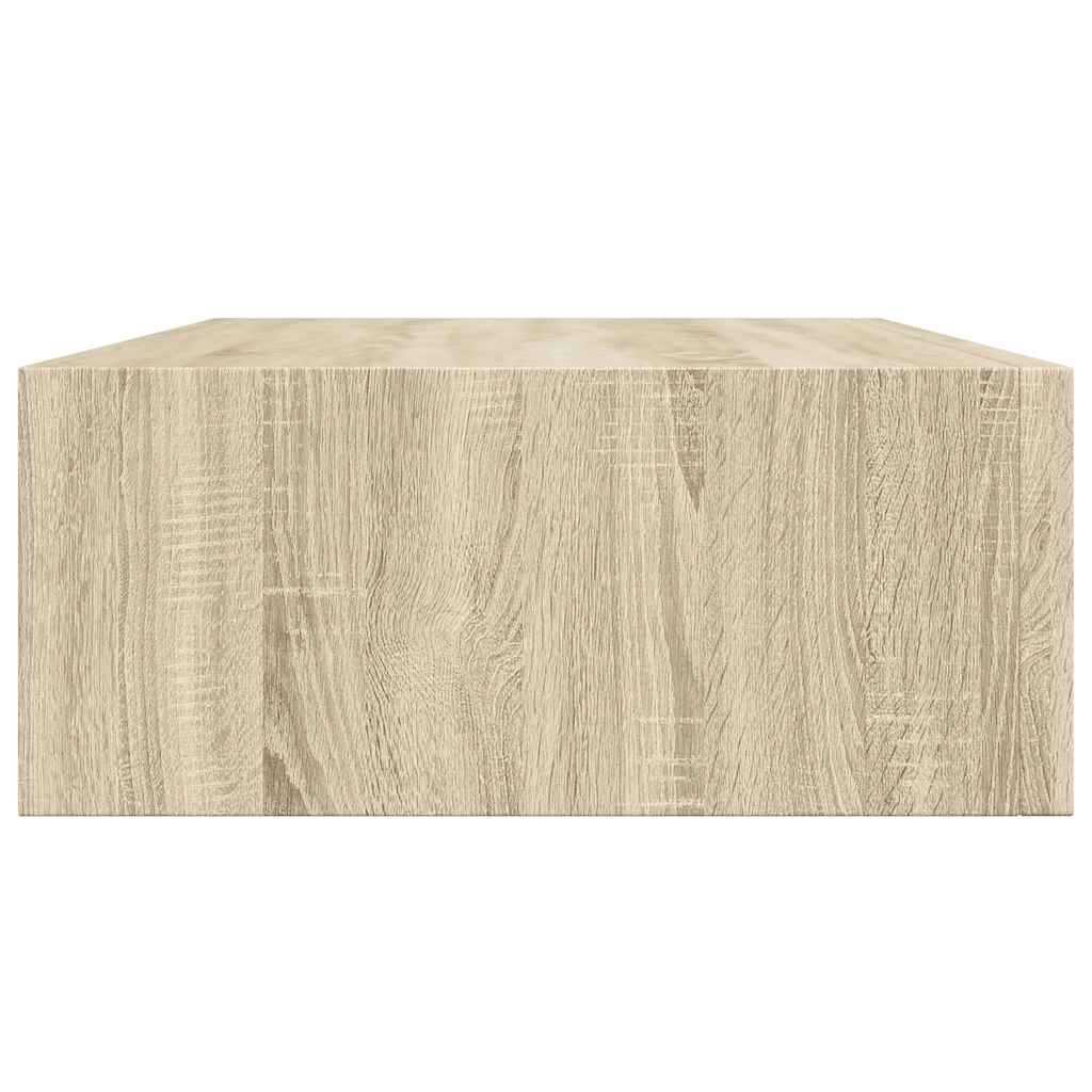 Scaffali con Cassetti da Parete 2 pz Rovere 40x23,5x10 cm MDF 330248