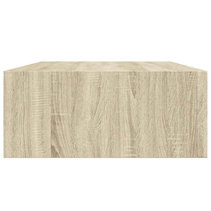 Scaffali con Cassetti da Parete 2 pz Rovere 40x23,5x10 cm MDF 330248
