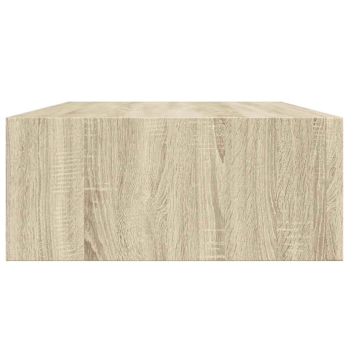 Scaffali con Cassetti da Parete 2 pz Rovere 40x23,5x10 cm MDF 330248