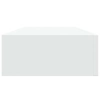 Scaffale con Cassetti da Parete Bianco 60x23,5x10 cm in MDF 330255