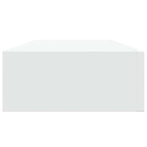 Scaffale con Cassetti da Parete Bianco 60x23,5x10 cm in MDF 330255
