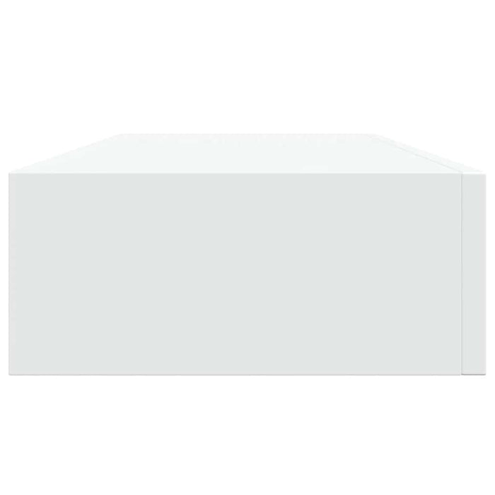 Scaffali con Cassetti da Parete 2 pz Bianchi 60x23,5x10 cm MDF 330256