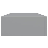 Scaffale con Cassetti da Parete Grigio 60x23,5x10 cm in MDF cod mxl 33626