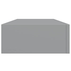 Scaffale con Cassetti da Parete Grigio 60x23,5x10 cm in MDF cod mxl 33626