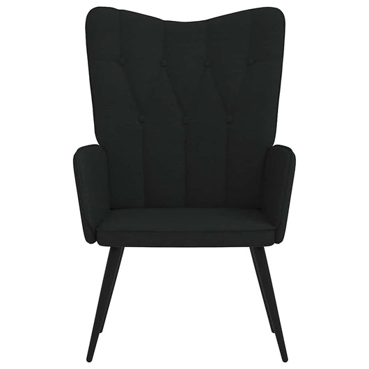 Poltrona Relax Nera in Tessuto