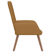 Poltrona Relax Marrone in Velluto 327663