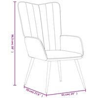 Sedia Relax Rosso Vino in Velluto