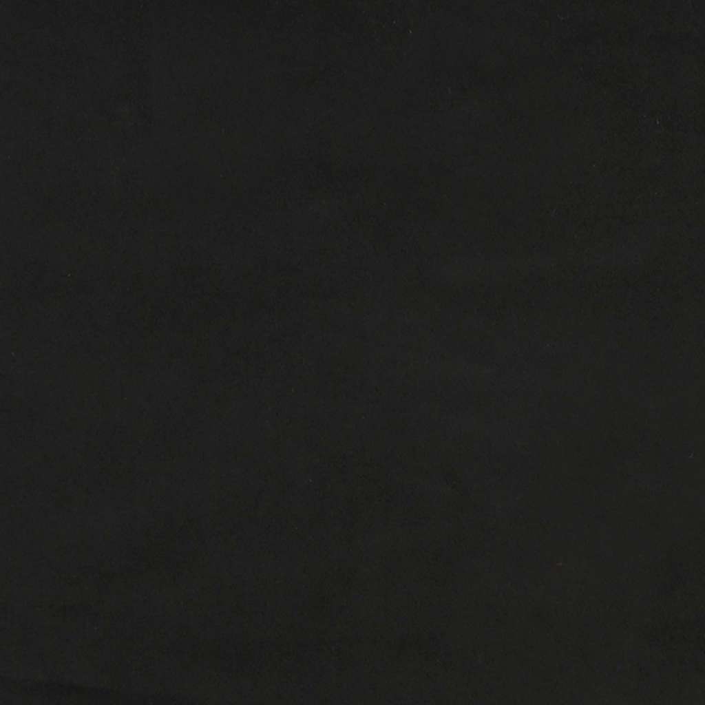 Poltrona a Dondolo con Poggiapiedi Nera in Velluto 327760