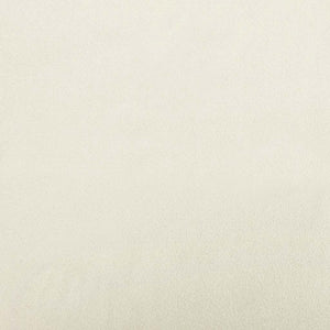 Poltrona a Dondolo con Poggiapiedi Bianco Crema in Velluto 327763