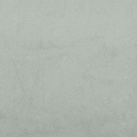 Sedia a Dondolo Grigio Chiaro in Velluto e PVC 327875