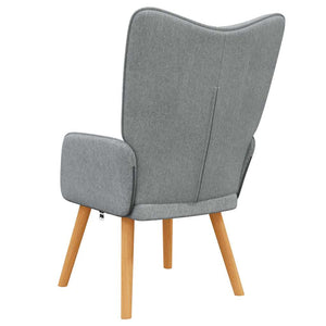 Poltrona Relax Grigio Chiaro in Tessuto 327919