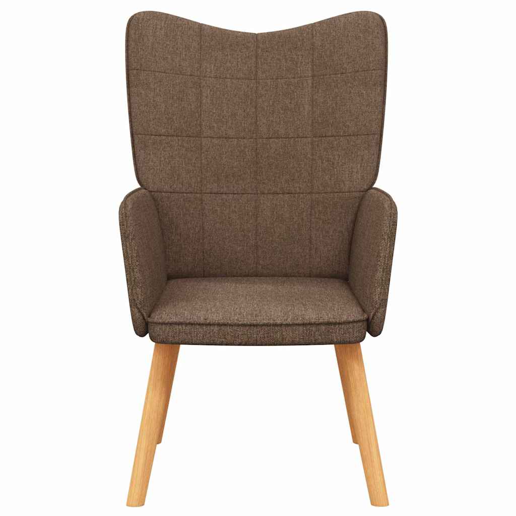 Sedia Relax Marrone in Tessuto 327922