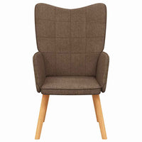 Sedia Relax Marrone in Tessuto 327922