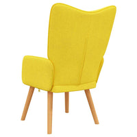 Sedia Relax Giallo Senape in Tessuto 327926