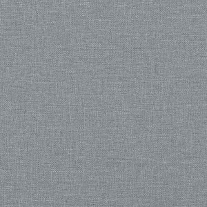 Poltrona Relax con Poggiapiedi Grigio Chiaro in Tessuto cod mxl 32682