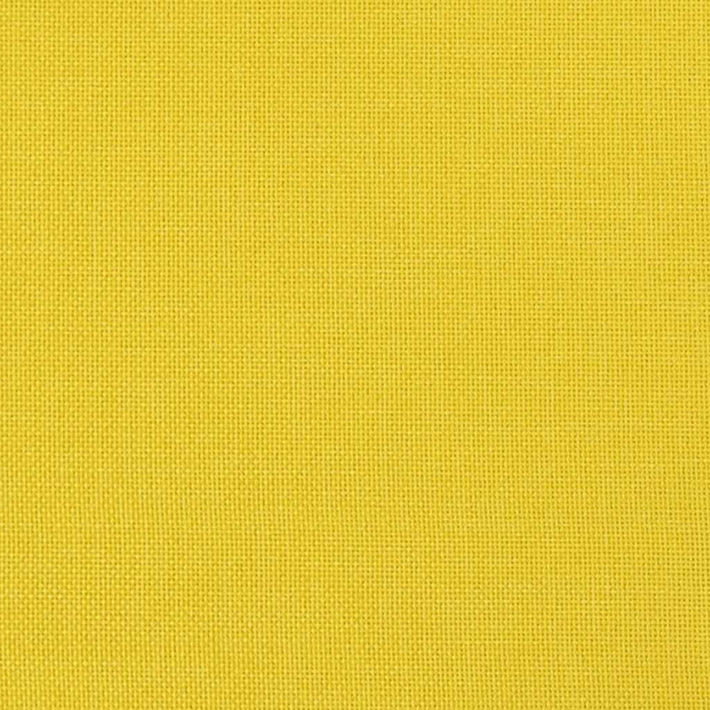 Poltrona Relax con Poggiapiedi Giallo Senape in Tessuto 327937