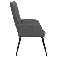 Sedia Relax Grigio Scuro in Tessuto 327942