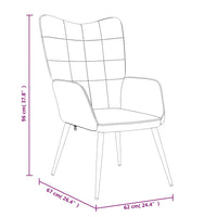 Sedia Relax Blu in Tessuto 327945