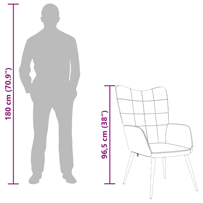 Sedia Relax Rosso Vino in Tessuto 327949