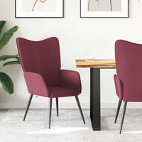 Sedia Relax Rosso Vino in Tessuto 327949