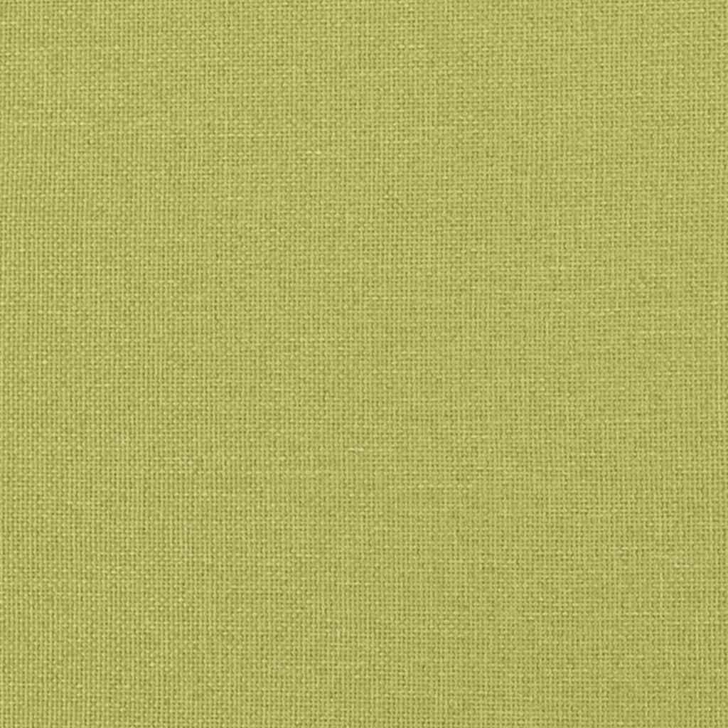 Poltrona a Dondolo con Poggiapiedi Verde in Tessuto 328023