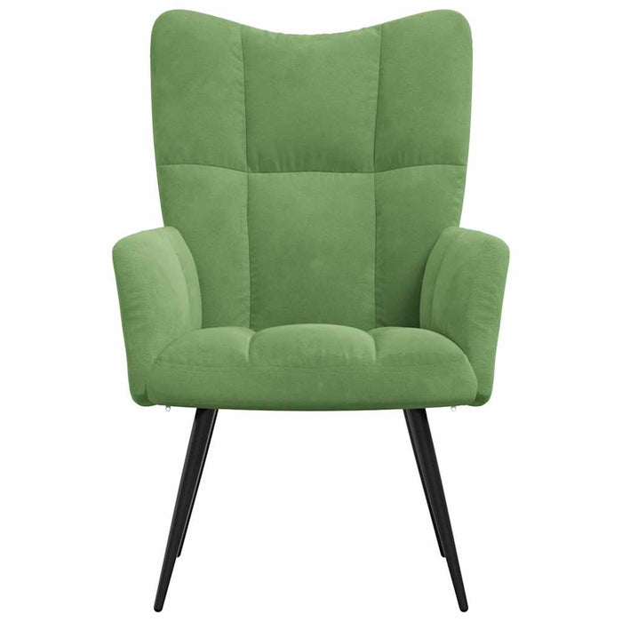 Poltrona Relax Verde Chiaro in Vellutocod mxl 119423