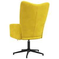 Sedia Relax Giallo Senape in Velluto cod mxl 8923