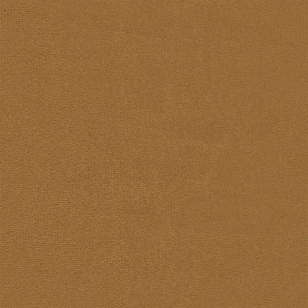 Sedia a Dondolo Marrone in Velluto 328147