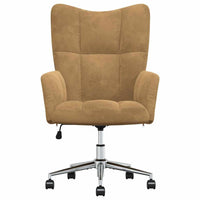 Poltrona Relax Marrone in Velluto 328169