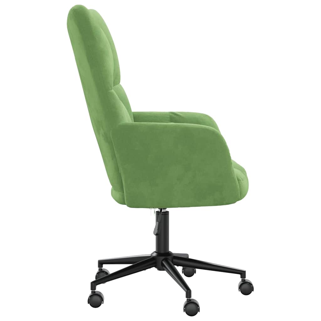 Sedia Relax Verde Chiaro in Velluto 328175