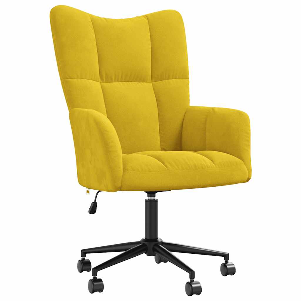 Poltrona Relax Giallo Senape in Velluto cod mxl 13330