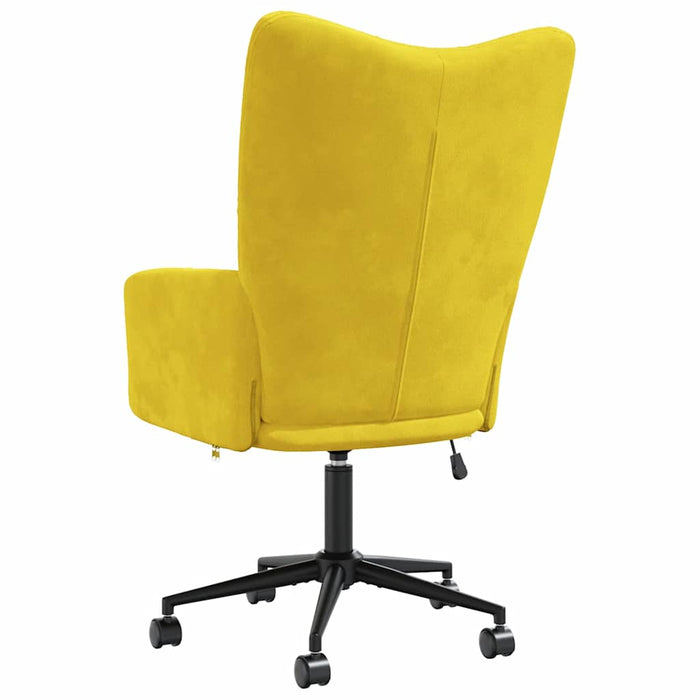 Poltrona Relax Giallo Senape in Velluto cod mxl 13330