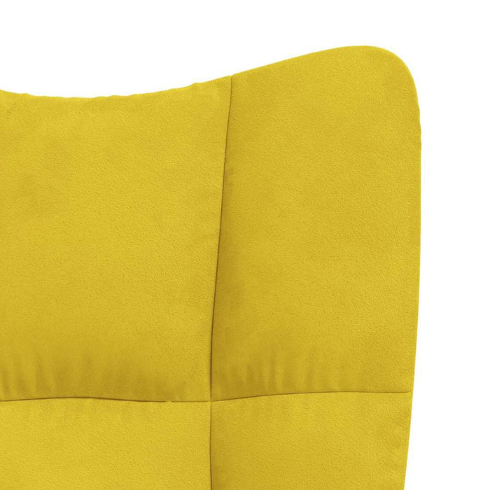 Poltrona Relax Giallo Senape in Velluto cod mxl 13330