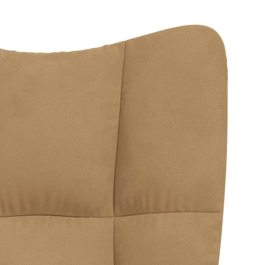 Poltrona Relax Marrone in Velluto cod mxl 72841