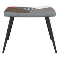 Poltrona Relax con Poggiapiedi in Tessuto Patchwork 328186