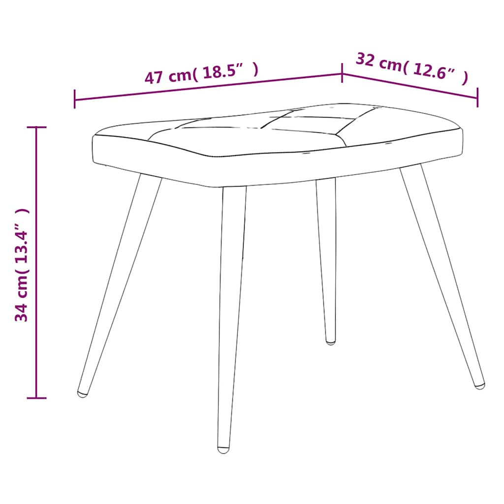 Poltrona Relax con Poggiapiedi in Tessuto Patchwork 328186