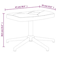 Poltrona Relax con Poggiapiedi in Tessuto Patchwork cod mxl 32659