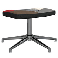 Sedia Relax con Sgabello in Tessuto Patchwork 328202