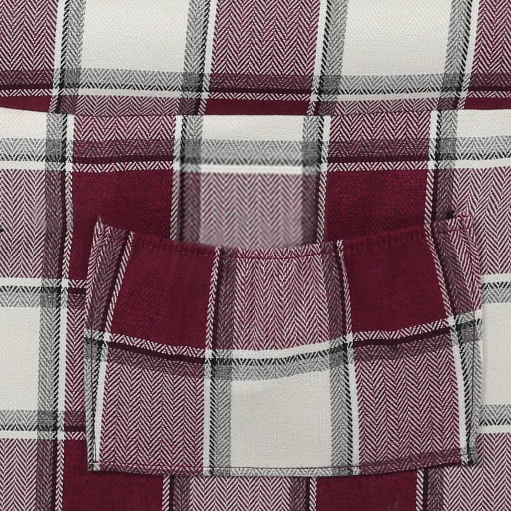 Poltrona Reclinabile Rossa in Tessuto 329310