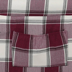 Poltrona Reclinabile Rossa in Tessuto 329310