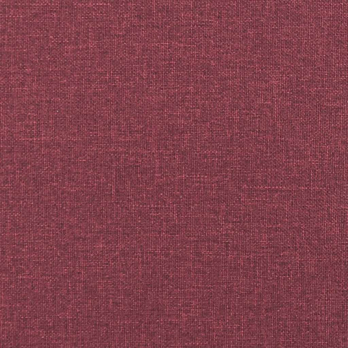 Poggiapiedi con Gambe in Legno Rosso Vino in Tessuto 329428