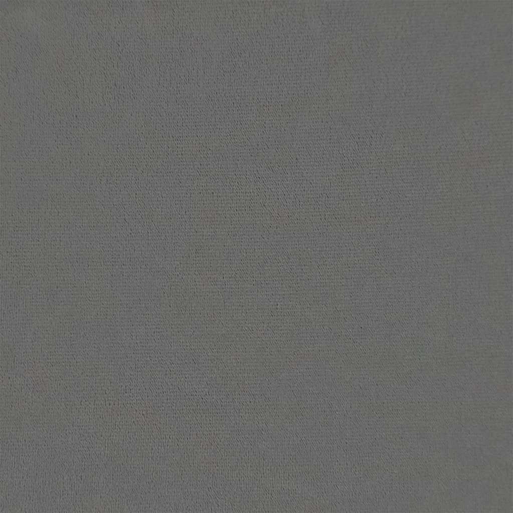 Poggiapiedi con Gambe in Legno Grigio Scuro in Velluto 329437