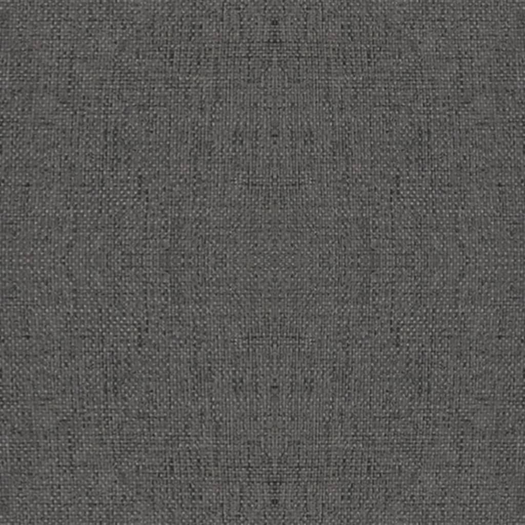 Poggiapiedi con Gambe in Legno Grigio Scuro in Tessuto cod mxl 46065