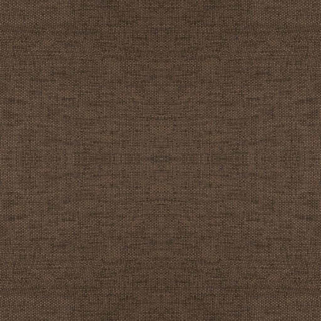 Poggiapiedi con Gambe in Legno Marrone in Tessuto cod mxl 52908