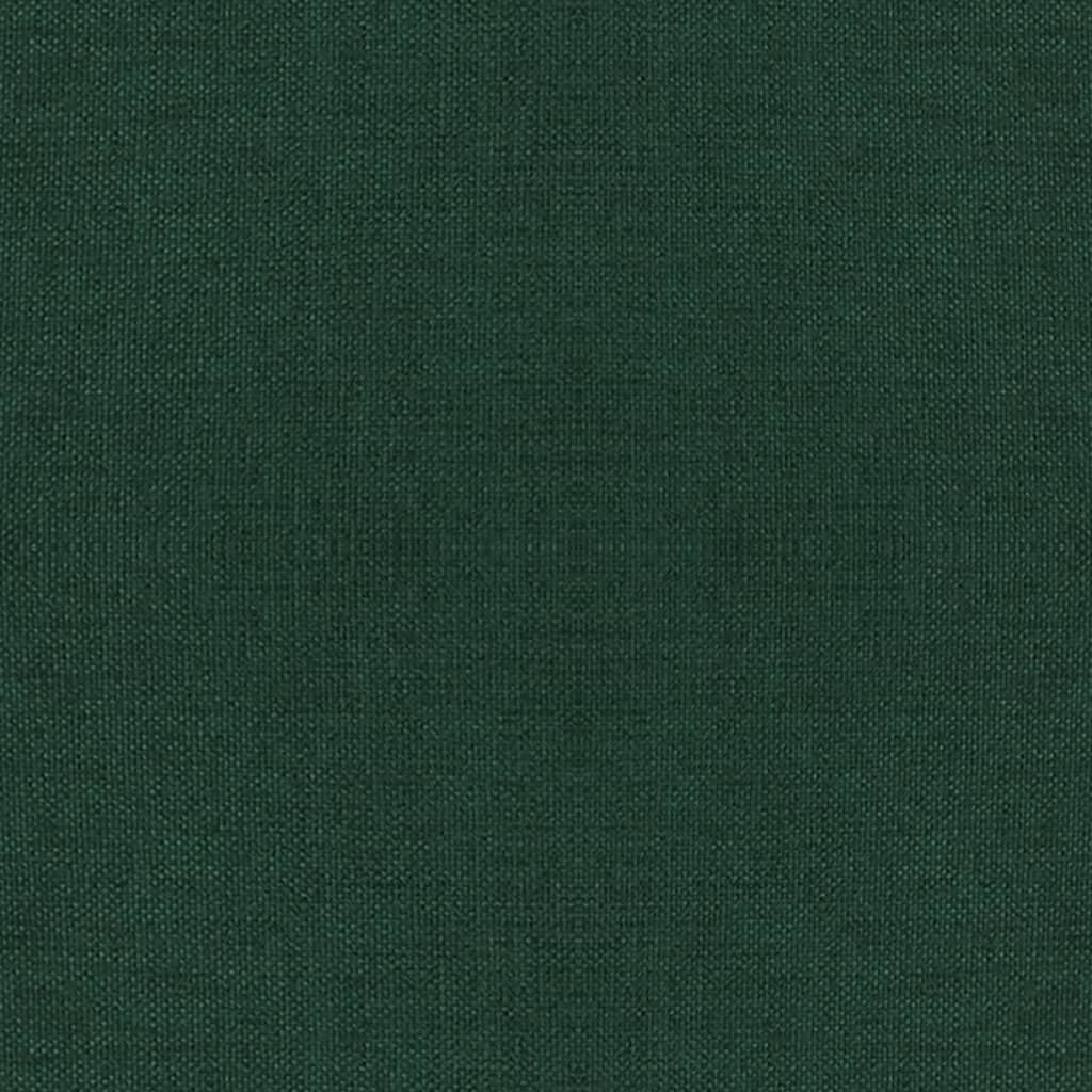 Poggiapiedi con Gambe in Legno Verde Scuro in Tessuto cod mxl 38591