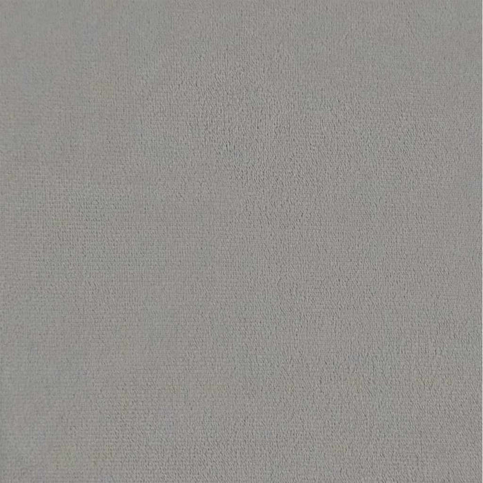 Poggiapiedi con Gambe in Legno Grigio Chiaro in Velluto 329457