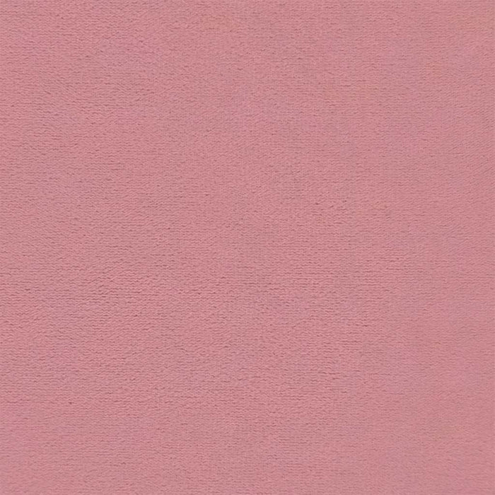 Poggiapiedi con Gambe in Legno Rosa in Velluto 329461