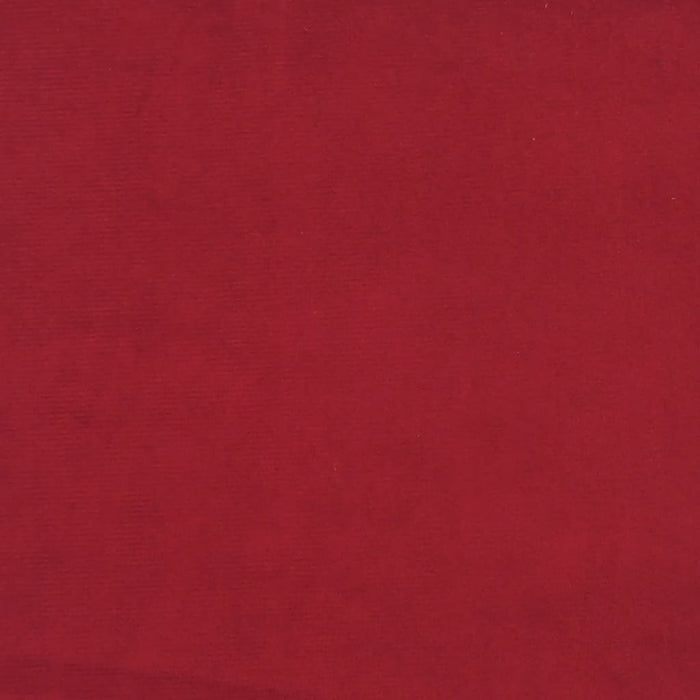 Poggiapiedi con Gambe in Legno Rosso Vino in Velluto cod mxl 48354