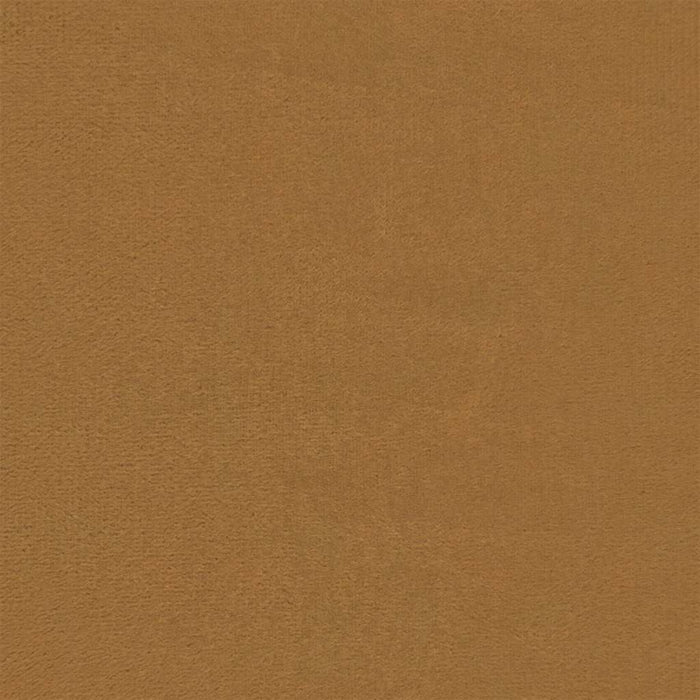 Poggiapiedi con Gambe in Legno Marrone in Velluto 329465